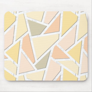 Lemon gult mosaic mönster musmatta