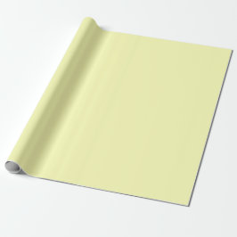 Lemon Gult Plain Solid Färg Wrapping Papper Presentpapper