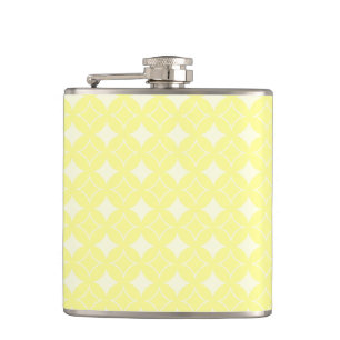 Lemon gult Shippo mönster Fickplunta