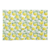 Lemon Gult Träd Fruit Land Kitchen Bath Towel