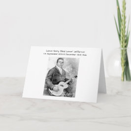 Lemon Henry Blind lemon jefferson 1926 Kort