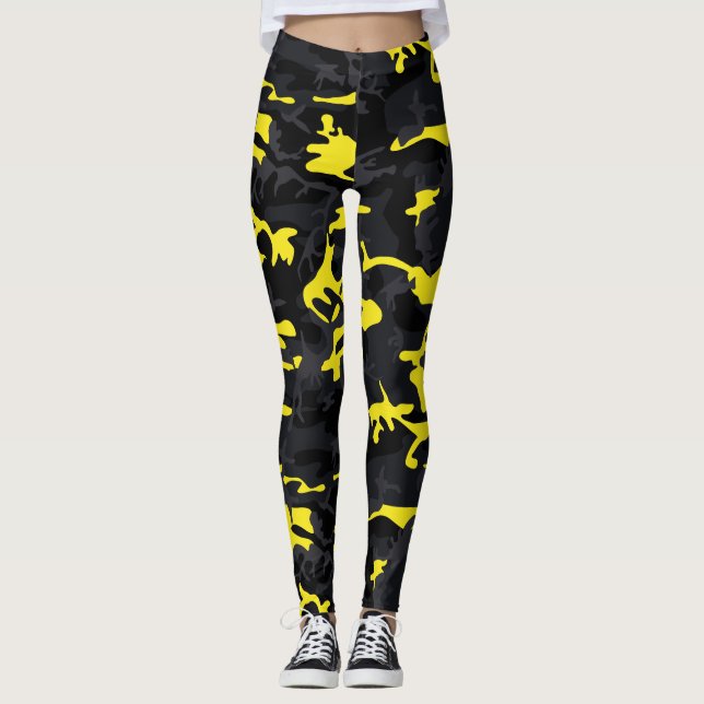 Lemon Highlights Kamouflage Leggings (Framsida)