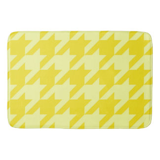 Lemon Houndstooth Badrumsmatta