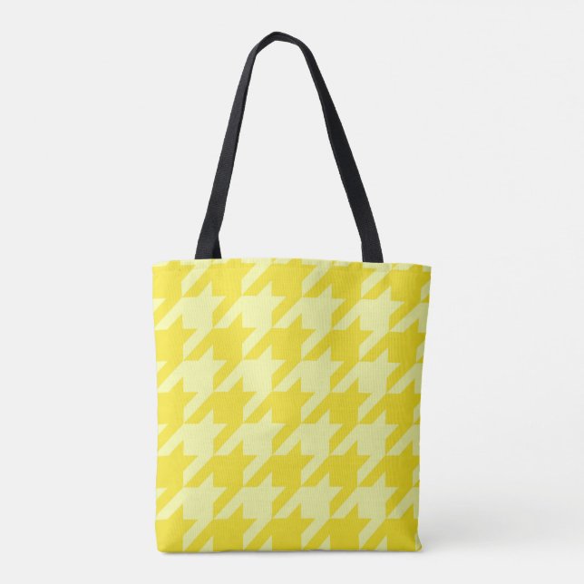 Lemon Houndstooth Tygkasse (Baksida)
