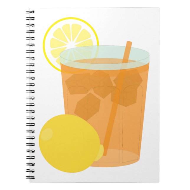 Lemon Iced Tea Anteckningsbok (Framsidan)