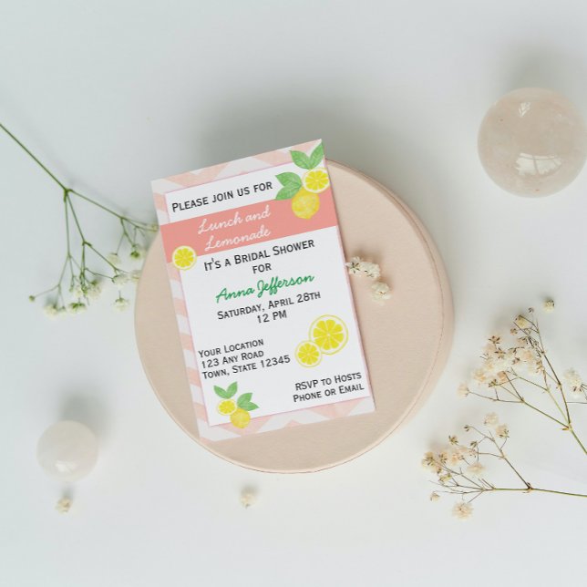 Lemon Inbjudningskort för möhippan (Skapare uppladdad)