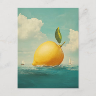 Lemon Island i Dreamy Vatten Helg Vykort