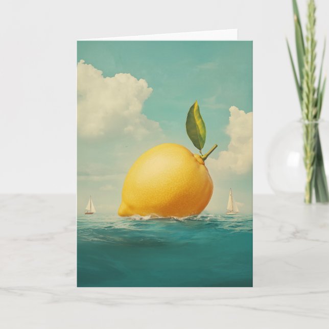 Lemon Island i Dreamy Vatten Kort (Framsida)