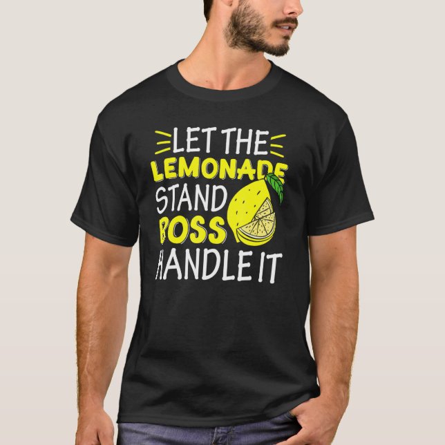 Lemon Juice Chef lät Lemonade stå Chef Handl T Shirt (Framsida)