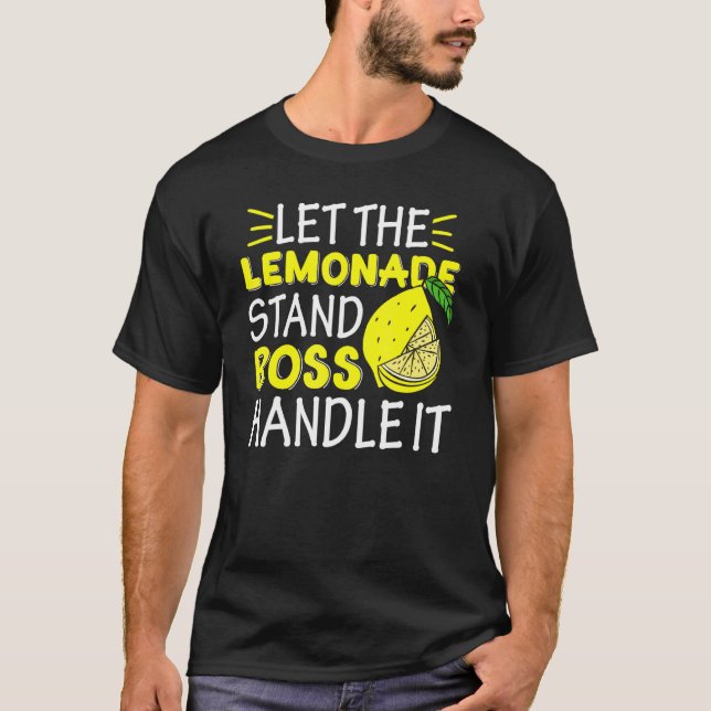 Lemon Juice Chef lät Lemonade stå Chef Handl T Shirt (Framsida)