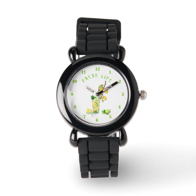 Lemon Juice Coola Drink Lemonade Watch Armbandsur (Framsida)