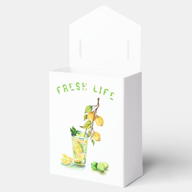 Lemon Juice Coola Drink Lemons Party-favoritruta Presentaskar (Öppnad)