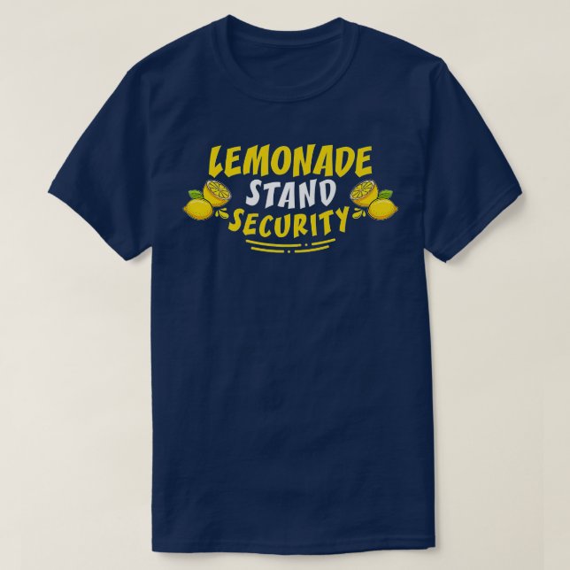 Lemon Juice Summer Citote Lemonade stand Secu T Shirt (Design framsida)