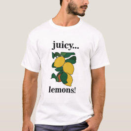 Lemon Juicy Fruit Sommar Party T Shirt