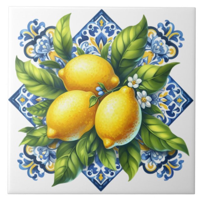 Lemon Keramisk Platta Kakelplatta (Framsidan)