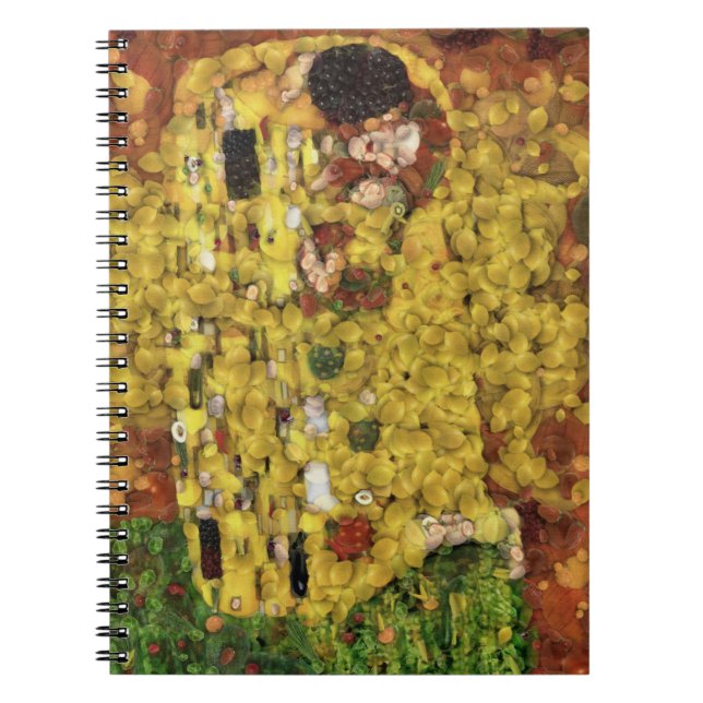 Lemon Kiss Vegetable Decoupage Spoof Art Anteckningsbok (Framsidan)