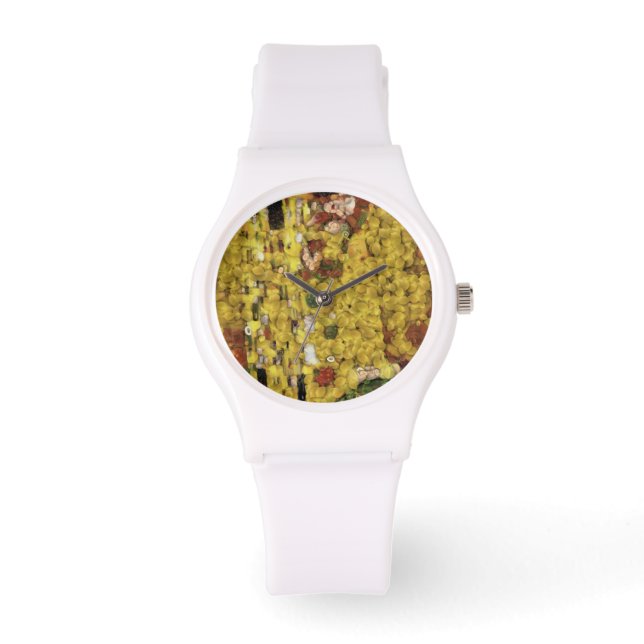 Lemon Kiss Vegetable Decoupage Spoof Art Armbandsur (Framsida)