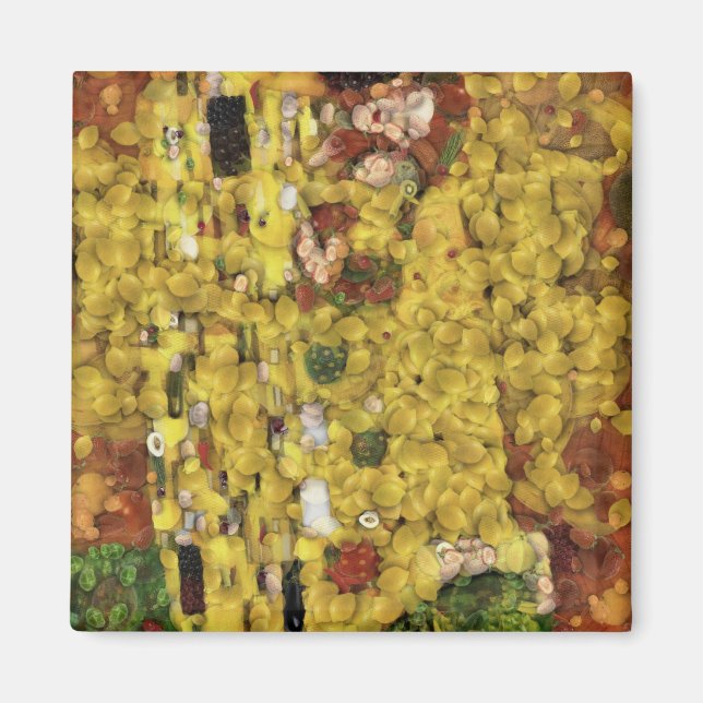 Lemon Kiss Vegetable Decoupage Spoof Art Magnet (Framsidan)
