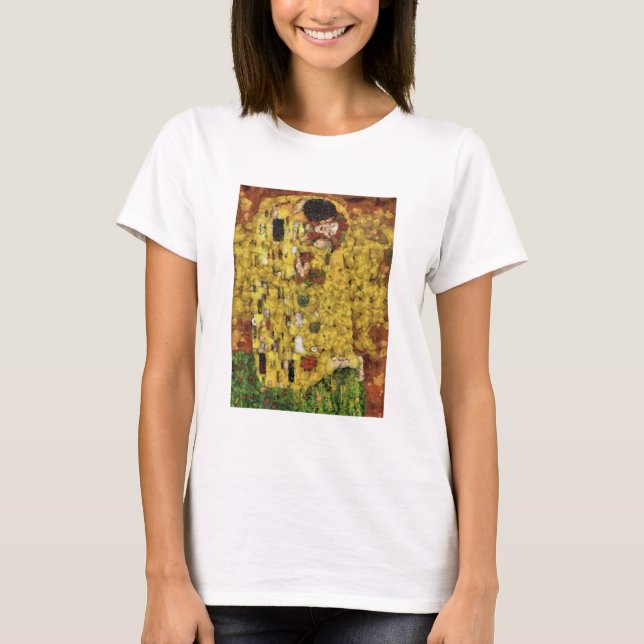 Lemon Kiss Vegetable Decoupage Spoof Art T Shirt (Framsida)