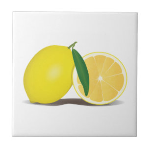 Lemon Kitchen Decor Kakelplatta