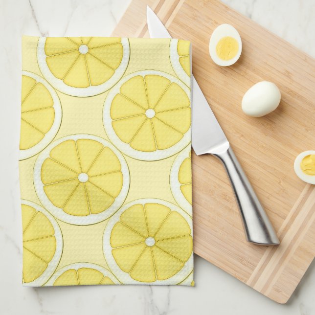 Lemon Kitchen Design Towel Kökshandduk (Vikt i Fjärdedel)