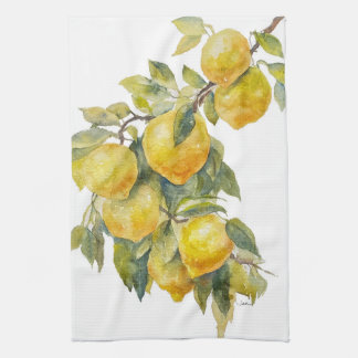 Lemon Kitchen Towels Kökshandduk