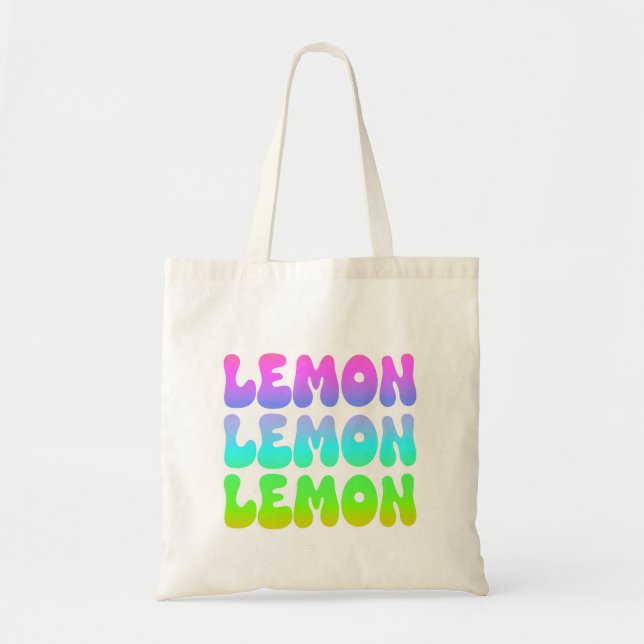 Lemon Lemon Lemon Retro Tygkasse (Framsidan)