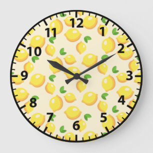 Lemon Lemons, Gult av sommarfrukt Stor Klocka