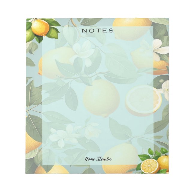 Lemon Life Tom Notepad Anteckningsblock (Framsida)
