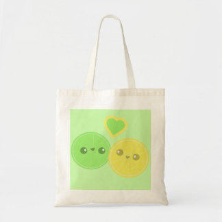 Lemon Lime Heart Kawaii tock Tygkasse