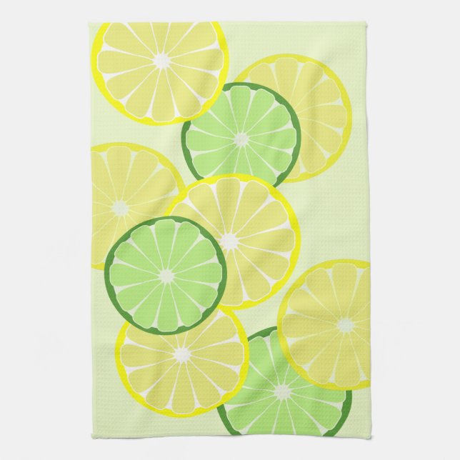 Lemon Lime Kitchen Towel Gift Kökshandduk (Vertikal)