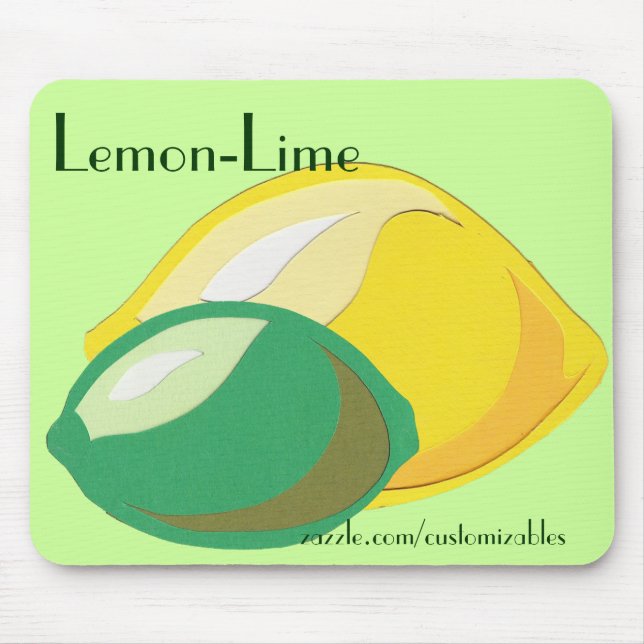Lemon-Lime Mousepad Musmatta (Framsidan)