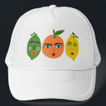 Lemon Lime-Orangen på citrusfrukter Keps<br><div class="desc">Börja fiesta i roligtens truckerkeps med frukten mönster. Vattenskärning bara för dig! Kolla min butik för mer design!</div>