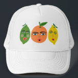 Lemon Lime-Orangen på citrusfrukter Keps<br><div class="desc">Börja fiesta i roligtens truckerkeps med frukten mönster. Vattenskärning bara för dig! Kolla min butik för mer design!</div>