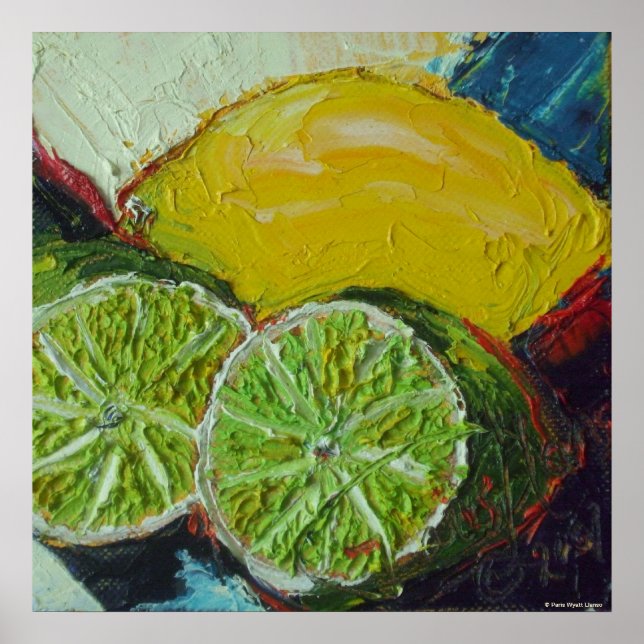 Lemon Limes Fine Art Poster (Framsidan)