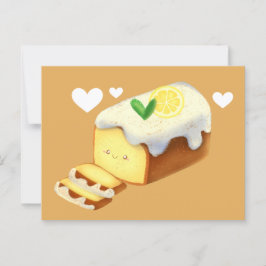 Lemon Loaf-kummelbeläggning med isbildning Vykort