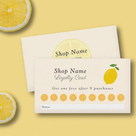 Lemon Loyalty-kort Visitkort