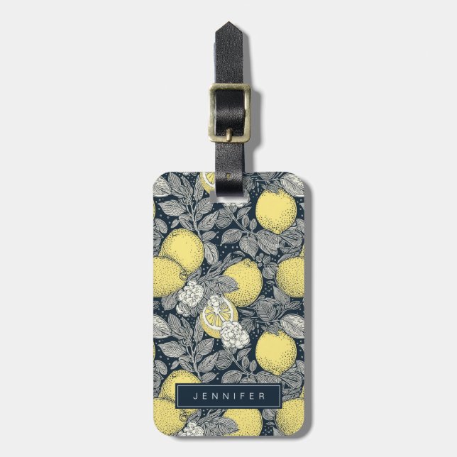 Lemon Luggage Tag Bagagebricka (Vertikal Framsida)