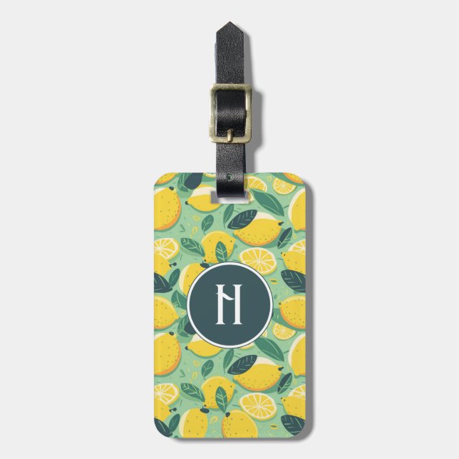 Lemon Luggage Tag Bagagebricka (Vertikal Framsida)