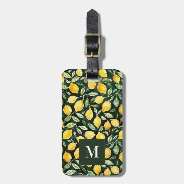 Lemon Luggage Tag Bagagebricka (Vertikal Framsida)