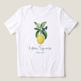Lemon Main Squeeze Baby Shower Familjemedlem T Shirt