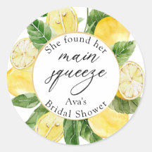 Lemon Main Squeeze Bröllopsdusch