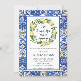 Lemon Main Squeeze Mediterranean Möhippa Inv Inbjudningar