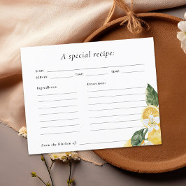 Lemon Main Squeeze-Möhippa-mottagarkort