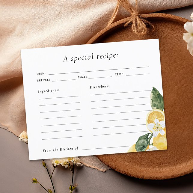 Lemon Main Squeeze-Möhippa-mottagarkort (Skapare uppladdad)