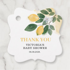 Lemon Mamma huvudkök för små barn Gåvor Etiketter