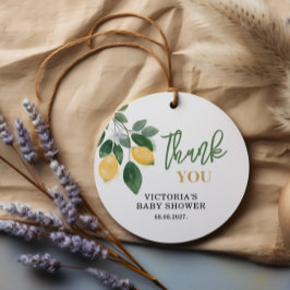 Lemon Mamma huvudkök för små barn Gåvor Etiketter