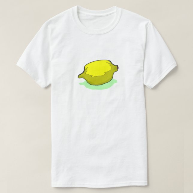Lemon Me Lazy T Shirt (Design framsida)