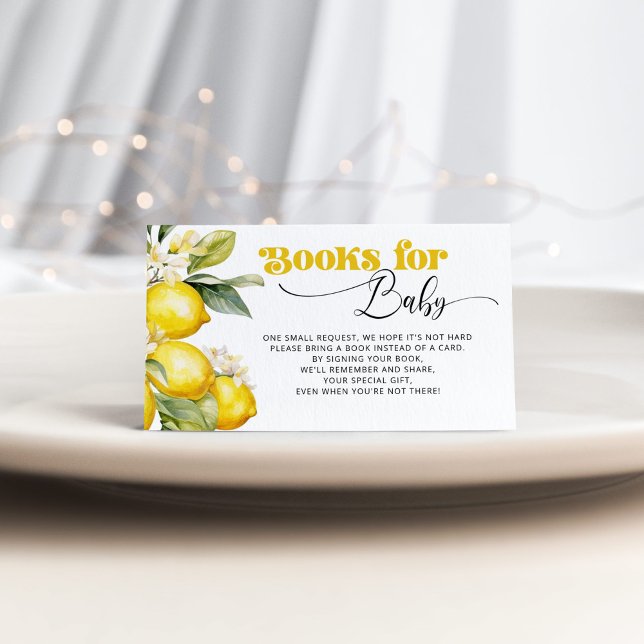 Lemon Medelhavet bokar för baby Tilläggskort (Skapare uppladdad)