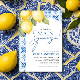 Lemon Mediterranean Main Squeeze Möhippa Inbjudningar